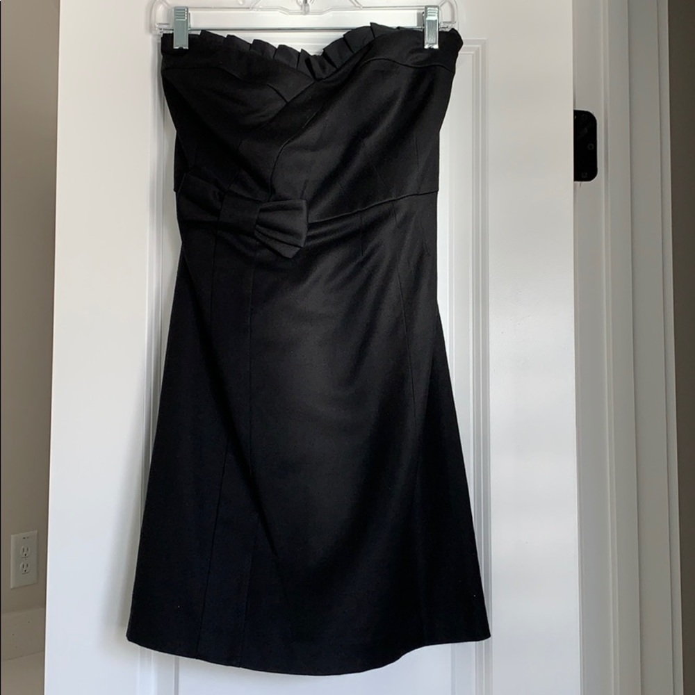 Juicy Couture strapless little black dress